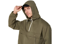 DOUBLE WEAVE RELAXED PULLOVER JACKET