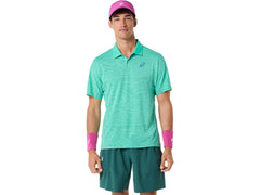 MATCH JACQUARD POLO SS TOP