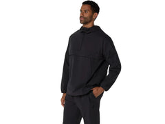 DOUBLE WEAVE RELAXED PULLOVER JACKET
