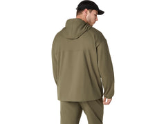 DOUBLE WEAVE RELAXED PULLOVER JACKET