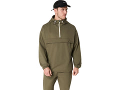 DOUBLE WEAVE RELAXED PULLOVER JACKET