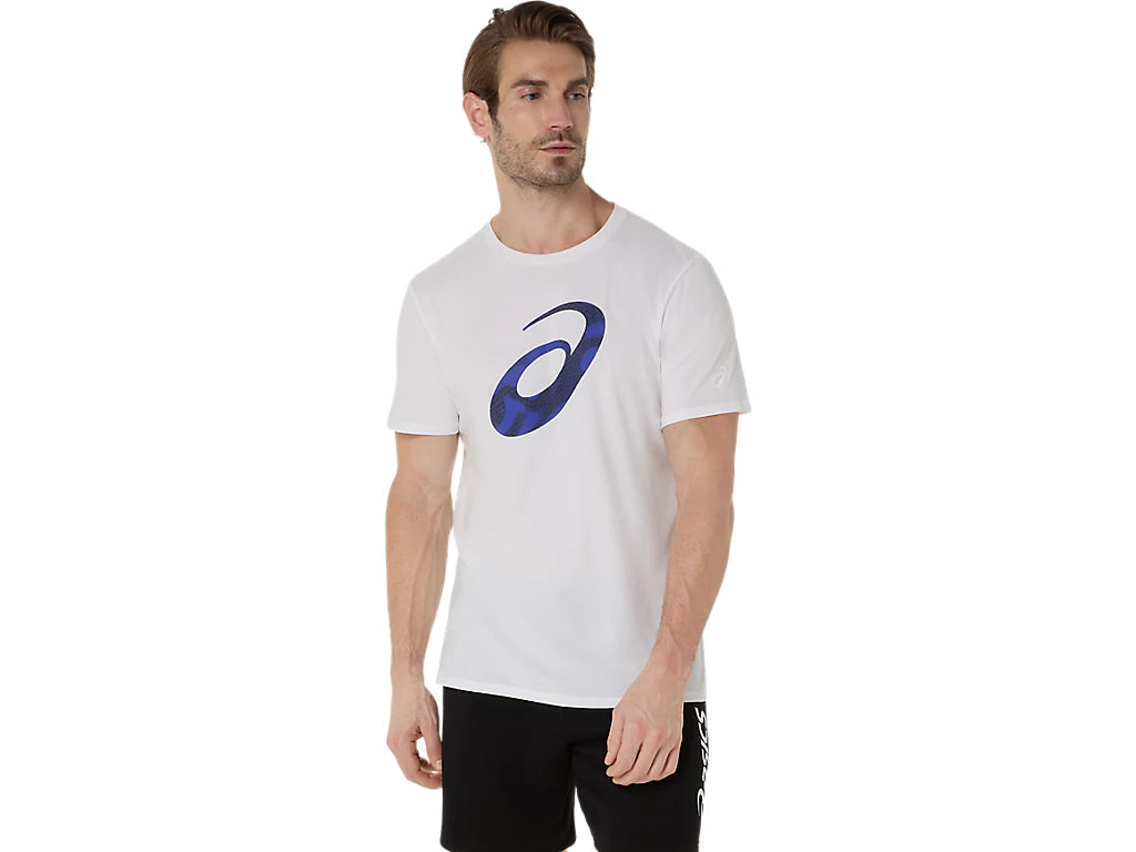 SPIRAL LOGO GRAPHIC COTTON BLEND TEE