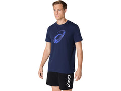 SPIRAL LOGO GRAPHIC COTTON BLEND TEE