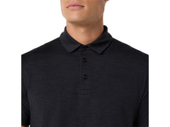 REFINED TEXTURE SHORT SLEEVE POLO-SHIRT