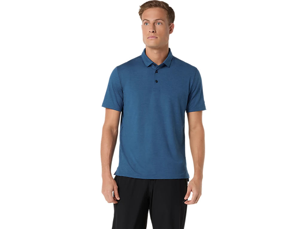 REFINED TEXTURE SHORT SLEEVE POLO-SHIRT