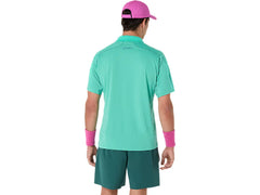 MATCH JACQUARD POLO SS TOP