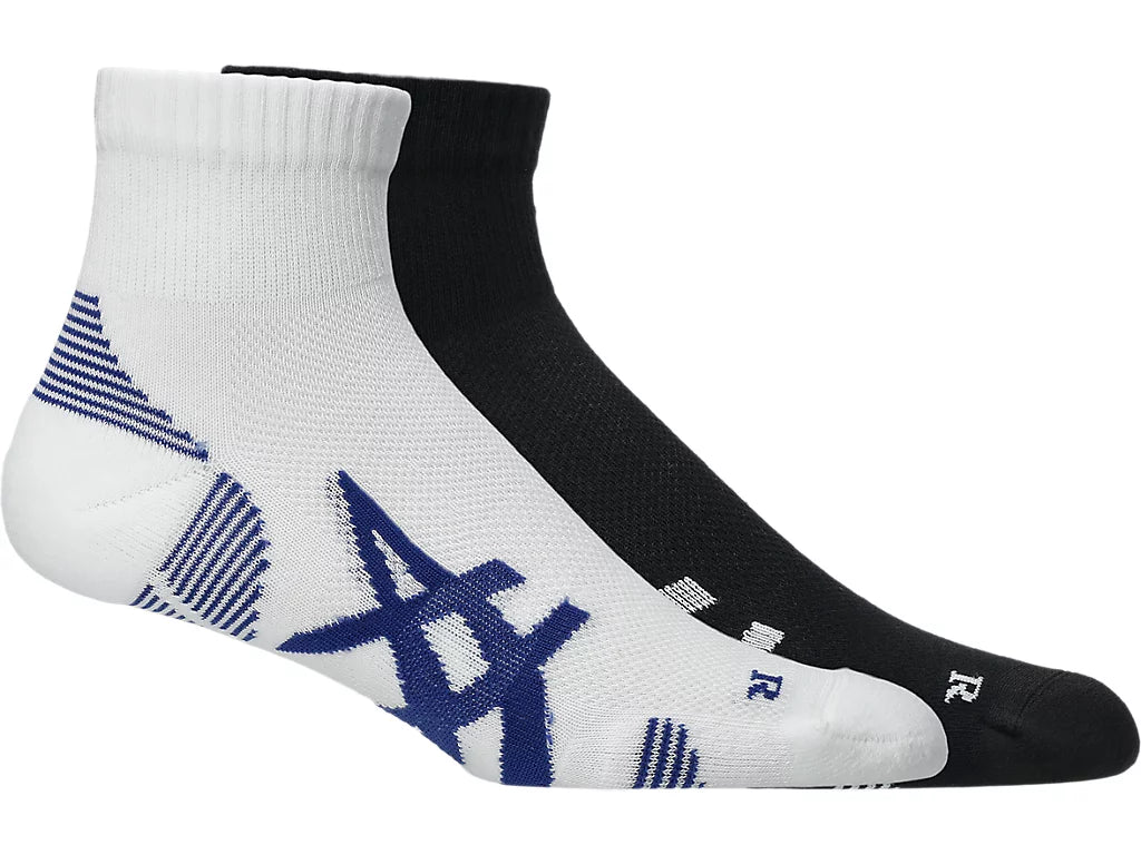 2 PACK CUSHIONED RUN QUARTER SOCK