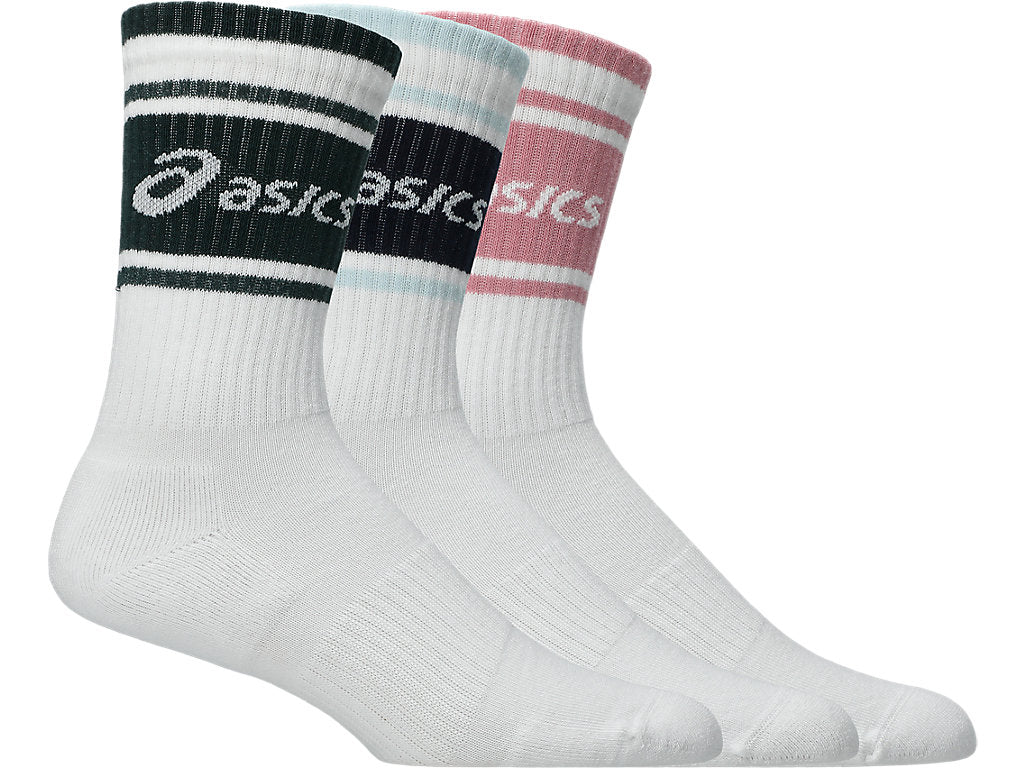 3 PACK ASICS LOGO CREW SOCK
