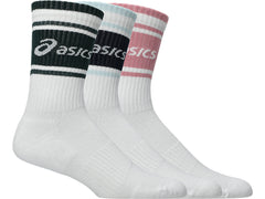 3 PACK ASICS LOGO CREW SOCK